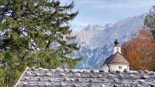 Mittenwald: Kleine Kranzberg-Runde im Herbst (in 4K)