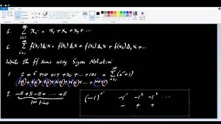 Sigma Notation