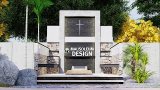 Mausoleum Design - Open 3x3M Mausoleum Plan EP61