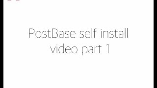 PostBase self install - FP Mailing