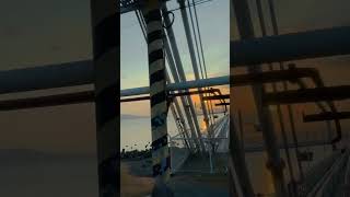 Amazing sunset view by the beach #vlog - #happy #love #shorts #sunset