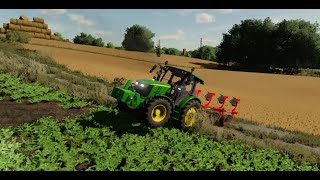 💥CIĘŻKA ORKA RZODKWI OLEISTEJ  2024 ✔🚜JOHN DEERE 115M🚜NA 2 KOŁA😯#oporowo #viral #johndeere #śmieszne