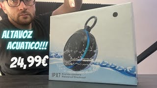 Altavoz Bluetooth (Lrecat T9) impermeable IP7 hacemos review y prueba de agua