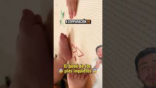 El pequeño bebé y su piecito #shortvideo