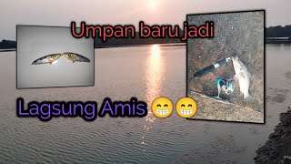 Casting ikan Baramundi ll menjelang maghrib