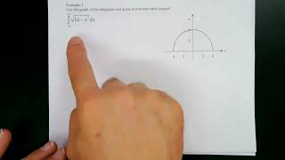 Definite Integrals & Area Under a Curve