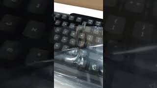 Unboxing Mouse, Keyborard, dan Mouse Pad MSI