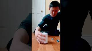 Crazy dice stacking 🔥                    # #crazytricks #trickshots #shorts #insane #shortvideo