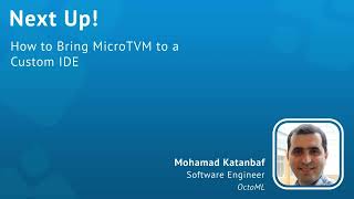 Tutorial: How to Bring microTVM to a custom IDE - TVMCon2023