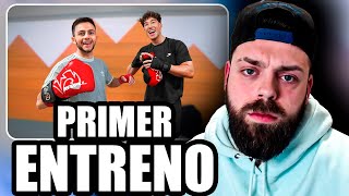 PRIMER ENTRENAMIENTO DE AMPETERBY7 🥊 | VELADA DEL AÑO 3 - REACCION