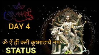 Navratri Day 4 Status |ॐ ऐं ह्रीं क्लीं कूष्मांडायै नम:| Happy Navratri Status | Durga Puja