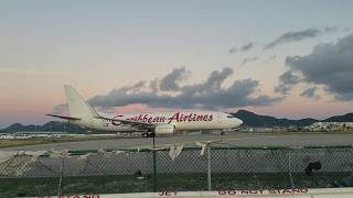 St. Maarten jet blast