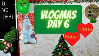 Vlogmas Day 6: Scratchmas savings challenges, taste test, & and special thanks to Rene and Robyn!