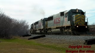 KCS sd50 units thru Wylie, Tx. 02/10/2013 ©