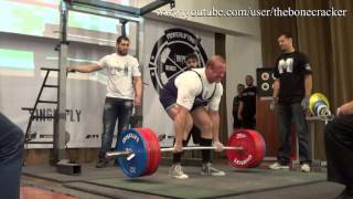 WPC Deadlift European Record Darren Hammond 315 kg @ 110 kg Master I