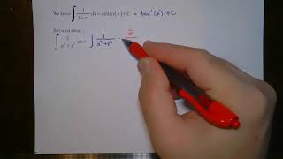 Integration & Completing the Square Part 1