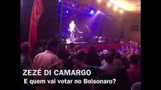 Zezé di Camargo pergunta em seu Show em quem eles vai votar!! Vcs já sabem o resultado q deu kkkkkkk