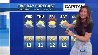 Danielle Savoni - CTV News Calgary - Weather - Tuesday, July 2, 2024. #calgaryalberta