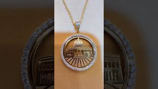 Taj Mahal diamond locket | diamond locket collection | Taj Mahal locket #shorts #locket