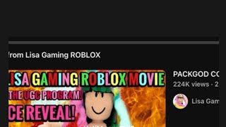 LISA GAMING ROBLOX IS BACK 😭