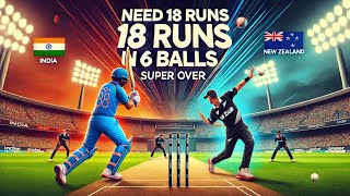 THRILLER FINISH INDIA VS NEW ZEALAND SUPER OVER | #cricket