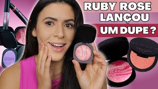 Testei Lançamento Blush Ruby Rose OBSIDIAN PIETÁ Craved in Marble: Dupe da OCEANE ? | Make com Lari