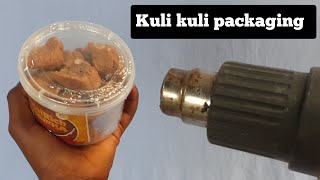 Kuli kuli and snacks packaging with hot gun sealer