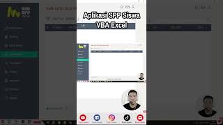 Aplikasi SPP Siswa VBA Excel #part7 #rudidowa #vbaexcel #shorts