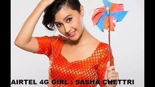 AIRTEL 4G GIRL : SASHA CHETTRI PHOTOS GOES VIRAL ON  INTERNET