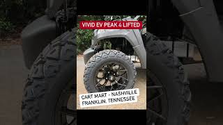 Vivid EV Peak 4 Lifted street legal golf carts in Franklin, Tennessee | Cart Mart - Nashville