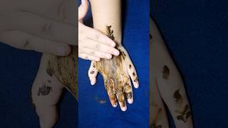 #shorts Cottonbud Trick mehndi design for kids #mehndi #henna #kidsmehndi