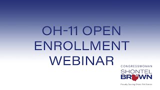 Congresswoman Brown Hosts OH-11 Open Enrollment Webinar