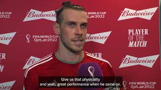 Gareth Bale | Budweiser Player of the Match | Full Interview | 2022 FIFA World Cup Qatar