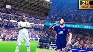 Real Madrid vs PSG - Mbappe vs Messi ft. Ramos, Hakimi, Donnaruma | PES 2021 Realistic Gameplay