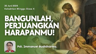 KEBAKTIAN UMUM | Minggu, 30 Juni 2024 - Pukul 08.00 | Pdt. Imanuel Budidharma (GKI Lasem)