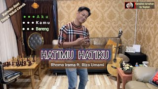 HATIMU HATIKU Karaoke duet | Rhoma ft. Riza Umami | Karaoke rumahan duet tanpa vokal cewek