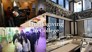 college thanksgiving with friends (northwestern university)