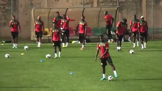 CAMEROON-NAMIBIE: LES LIONS S'ENTRAINENT AVANT LE MATCH AU STADE AMADOU AHIDJO