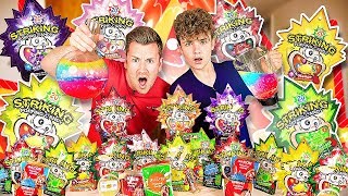 BROTHERS BLEND AND TASTE EVERY FLAVOUR OF POPPING CANDY