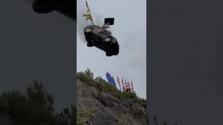 4th of July Alaska cliff car launch!