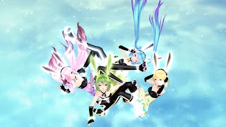 【MMD】 ヒビカセ [ Hibikase ] ★ Hatsune Miku / Megurine Luka / Kagamine Rin / Gumi