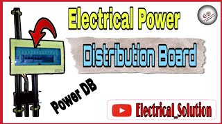 How to installation electrical power distribution board.| Industrial Electrical DB.| Power DB.