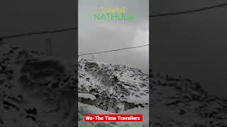 Snowfall in Nathula🥶🥶 #nathula #Sikkim #youtubeshorts