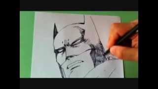 Drawing Batman Sketch