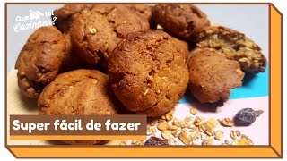 RECEITA de cookie de granola na airfryer | Receitas na airfryer