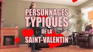 Personnages typiques de la Saint-Valentin