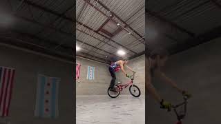 Bmx Infinity Roll to 360 Tiretap to Double Barspin to Fakie! 👊💯🙌🎯