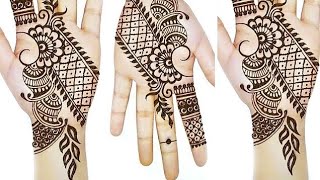 Mehndi designs|Trending mehndi design 2023| Very simple mehndi design| New mehndi design front hand|