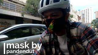 Gowes tetep bermasker ya, (kalau lagi santai)