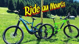 [VTT DH] Ride au Mourtis (Giant trance 4 Spécialized turbo Kenevo)